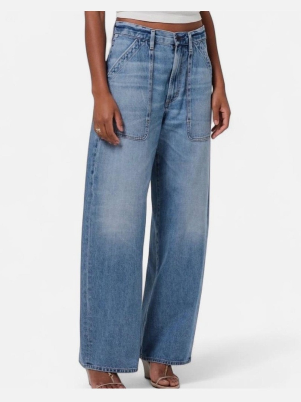 Citizens Of Humanity Ayla Wide-Leg Jeans in Zenith